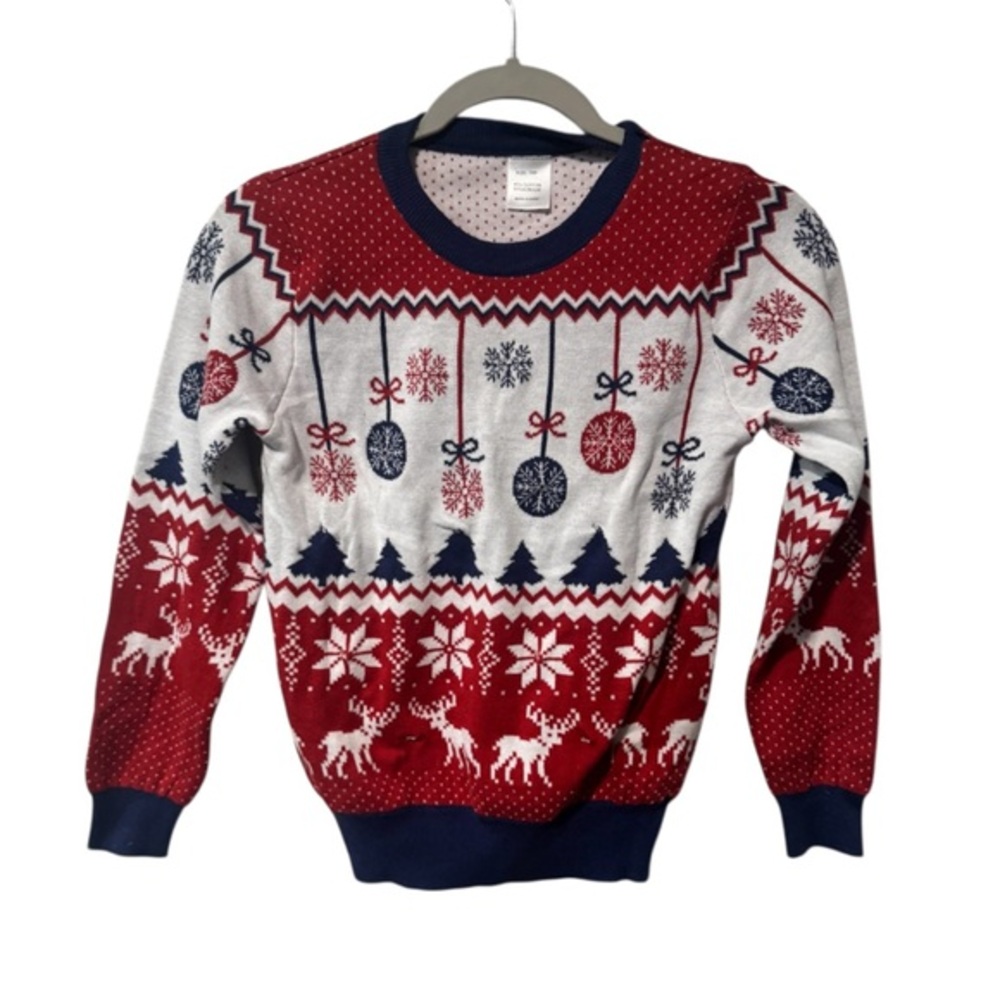 Festive LED Light-Up kids Sweater size 140 (8-10)